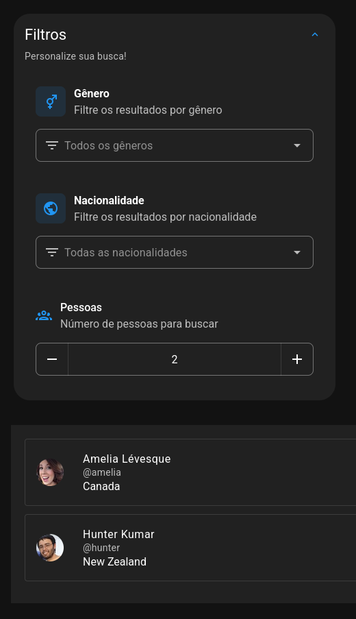 Projeto List Users With Vue.js